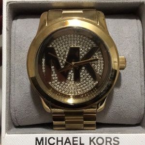 Gold Michael Kors watch